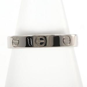 Cartier Mini Love K18WG Ring No. 14.5 Box Total weight about 4.2g Jewelry